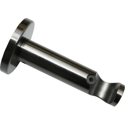 Gardinia Träger Chicago für Ø 20 mm offen Titan 8 cm Gardinia Träger Chicago für Ø 20 mm offen Titan 8 cm