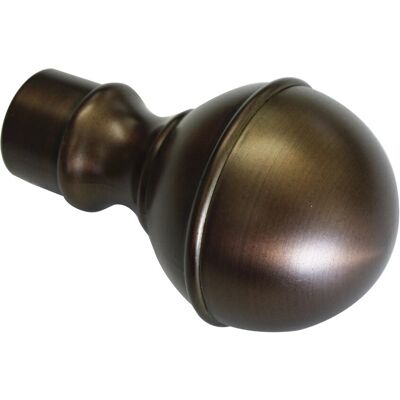 Gardinia Endstück Europa Geo für Ø 19 mm Bronze Gardinia Endstück Europa Geo für Ø 19 mm Bronze