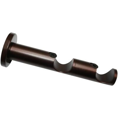 GARDINIA Gardinenstangensupport - Ø 25/25 mm, Zwei Wege, Offen, Windsor Linie, Metall, Bronze GARDINIA Gardinenstangensupport - Ø 25/25 mm, Zwei Wege, Offen, Windsor Linie, Metall, Bronze