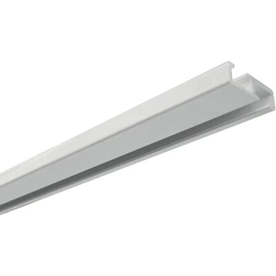 Gardinia Weiße Aluminium-Vorhangschiene - 200 cm, 1-läufig, Geringe Höhe Gardinia Weiße Aluminium-Vorhangschiene - 200 cm, 1-läufig, Geringe Höhe