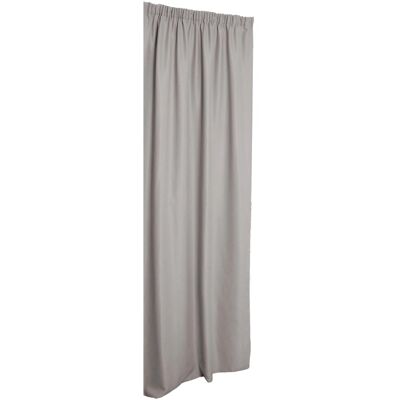 Moondream Wärmeschutzvorhang Cocoon mit Faltenband 135 cm x 250 cm Hellgrau Moondream Wärmeschutzvorhang Cocoon mit Faltenband 135 cm x 250 cm Hellgrau