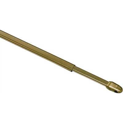 Gardinia Vitragestange flachoval Ø 11 mm Messing 100 cm - 160 cm 2-er Pack Gardinia Vitragestange flachoval Ø 11 mm Messing 100 cm - 160 cm 2-er Pack