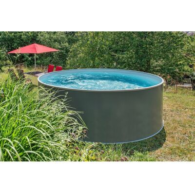 BWT Rundpool-Set Premium Ø 4 m x 1,2 m Anthrazit BWT Rundpool-Set Premium Ø 4 m x 1,2 m Anthrazit