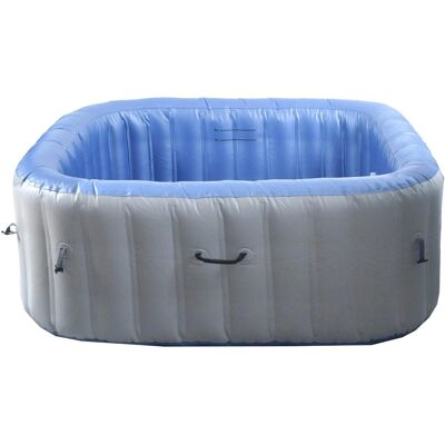 MCW Whirlpool N97 Ersatz-Pool 5 Personen Aufblasbar Eckig 180cm Grau-Blau MCW Whirlpool N97 Ersatz-Pool 5 Personen Aufblasbar Eckig 180cm Grau-Blau