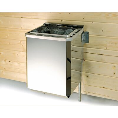 Weka BioS 7,5 kW Saunaofen mit externer Steuerung - Silber Weka BioS 7,5 kW Saunaofen mit externer Steuerung - Silber