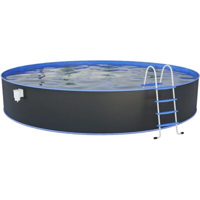 Steinbach Nuovo Stahlwandpool Ø 550 x 120 cm - Weiß - Aufstellpool Steinbach Nuovo Stahlwandpool Ø 550 x 120 cm - Weiß - Aufstellpool