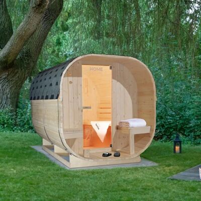 Home Deluxe Outdoor Sauna CUBE DELXUE L für bis zu 4 Personen Home Deluxe Outdoor Sauna CUBE DELXUE L für bis zu 4 Personen