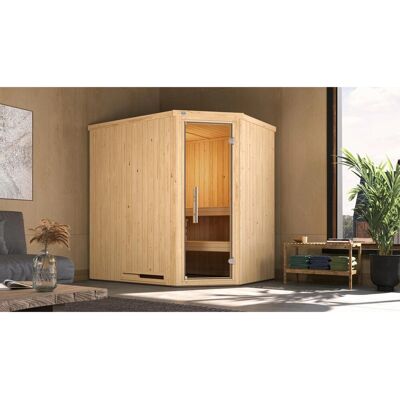 Weka Elementsauna Varberg 1 Sparset 7,5 kW BioS Glastür Weka Elementsauna Varberg 1 Sparset 7,5 kW BioS Glastür