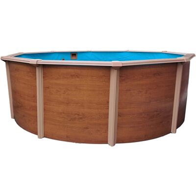 Waterman DEKOR Rimini - Rundform - Holzoptik - Ø3,50 m - Aufstellbecken-Set Waterman DEKOR Rimini - Rundform - Holzoptik - Ø3,50 m - Aufstellbecken-Set