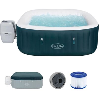 Bestway LAY Z SPA Whirlpool Ibiza AirJet Dunkelgrün 180 cm x 180 cm Eckig Bestway LAY Z SPA Whirlpool Ibiza AirJet Dunkelgrün 180 cm x 180 cm Eckig