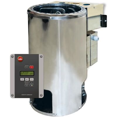 Weka BioS 230 V - Saunaofen, Silber, 3,6 kW - Saunatyp Weka BioS 230 V - Saunaofen, Silber, 3,6 kW - Saunatyp