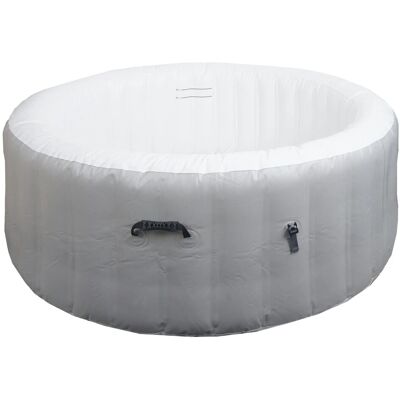 MCW Whirlpool N97 Ersatz-Pool 4 Personen Aufblasbar Rund Ø180cm Grau-Weiß MCW Whirlpool N97 Ersatz-Pool 4 Personen Aufblasbar Rund Ø180cm Grau-Weiß
