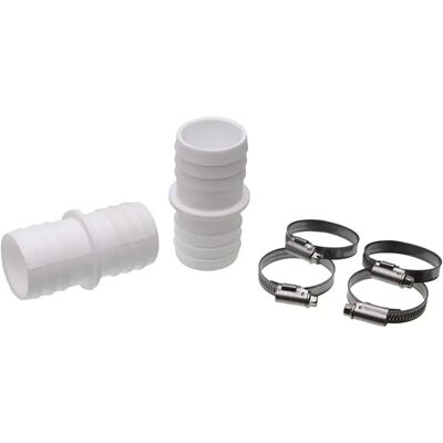Summer Fun Schlauchverbinder Ø 32 mm 2er Pack inkl. 4 Schlauchklemmen Summer Fun Schlauchverbinder Ø 32 mm 2er Pack inkl. 4 Schlauchklemmen