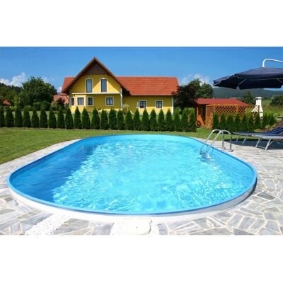 Summer Fun Stahlwand Pool-Set FARO Einbaubecken Ovalf. 600x320x120cm Summer Fun Stahlwand Pool-Set FARO Einbaubecken Ovalf. 600x320x120cm