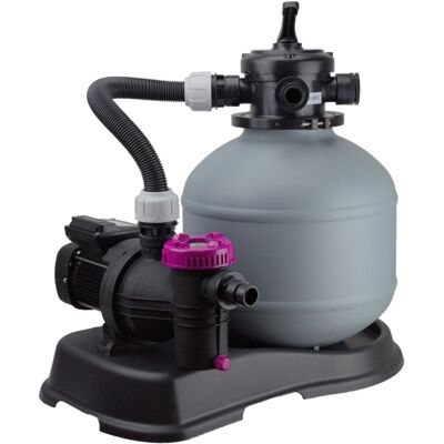 myPOOL Sandfilteranlage 390-70 Grau-Schwarz myPOOL Sandfilteranlage 390-70 Grau-Schwarz