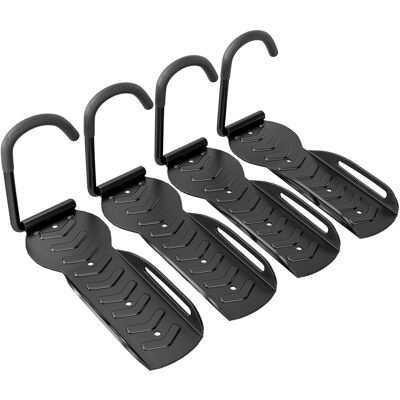 SPORTNOW Fahrrad Wandhalterung Metall Schwarz 25,5L x 10,5B x 4H cm SPORTNOW Fahrrad Wandhalterung Metall Schwarz 25,5L x 10,5B x 4H cm