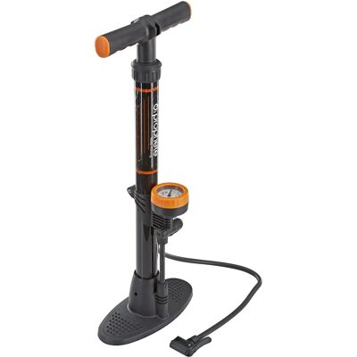 Prophete Stand-Luftpumpe mit Manometer 56 cm für alle Ventilarten Prophete Stand-Luftpumpe mit Manometer 56 cm für alle Ventilarten