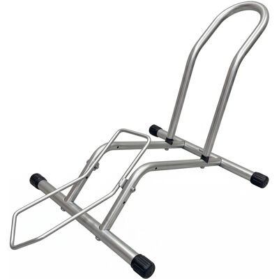 Relaxdays Fahrradständer Stahl Silber Freistehend Rutschfest für 16 bis 29 Zoll 38 cm x 41 cm x 59 cm Relaxdays Fahrradständer Stahl Silber Freistehend Rutschfest für 16 bis 29 Zoll 38 cm x 41 cm x 59 cm