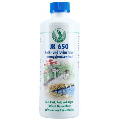 Kondor JK 650 Kalk- und Urinsteinlösungskonzentrat 500 ml Kondor JK 650 Kalk- und Urinsteinlösungskonzentrat 500 ml