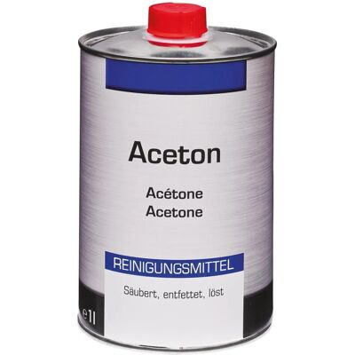 Aceton Reinigungsmittel Transparent 1 l Aceton Reinigungsmittel Transparent 1 l