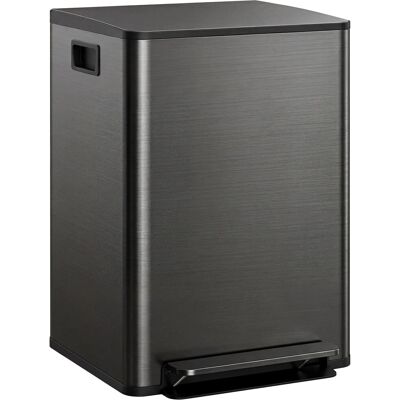HOMCOM-Mülleimer-47,7L x 37,5B x 66,8H cm HOMCOM-Mülleimer-47,7L x 37,5B x 66,8H cm