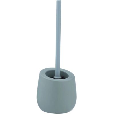 Wenko WC-Garnitur Badi Blaugrau Keramik, 13.5 x 38 x 13.5 cm Blau Wenko WC-Garnitur Badi Blaugrau Keramik, 13.5 x 38 x 13.5 cm Blau