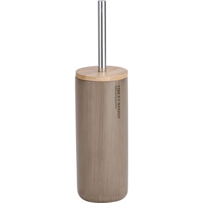 Wenko WC-Garnitur Palo Taupe 39,5 cm x 10,2 cm x 10,2 cm Wenko WC-Garnitur Palo Taupe 39,5 cm x 10,2 cm x 10,2 cm