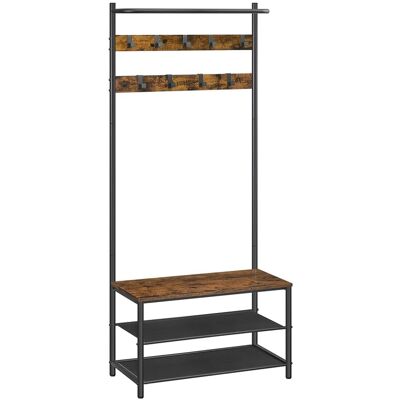 Vasagle Garderobenständer 32,2 cm x 64 cm x 180 cm Braun-Schwarz Vasagle Garderobenständer 32,2 cm x 64 cm x 180 cm Braun-Schwarz