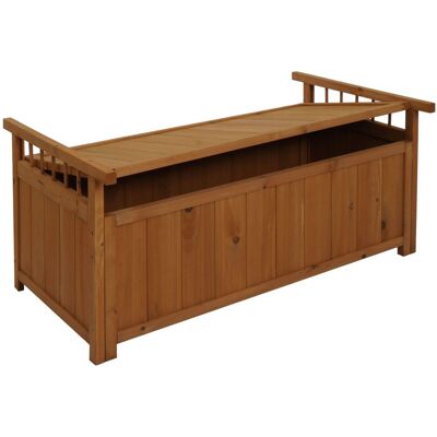 MCW Aufbewahrungstruhe O13 Auflagenbox Tanne Holz MVG 53x108x60cm Natur MCW Aufbewahrungstruhe O13 Auflagenbox Tanne Holz MVG 53x108x60cm Natur