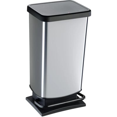 Rotho Treteimer Paso 40 l Silber Rotho Treteimer Paso 40 l Silber