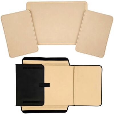 Relaxdays Puzzlekoffer Polyester Schwarz Beige XL Rutschfest mit Tragegriff 2,5 cm x 91 cm x 64 cm 5,1 kg Relaxdays Puzzlekoffer Polyester Schwarz Beige XL Rutschfest mit Tragegriff 2,5 cm x 91 cm x 64 cm 5,1 kg