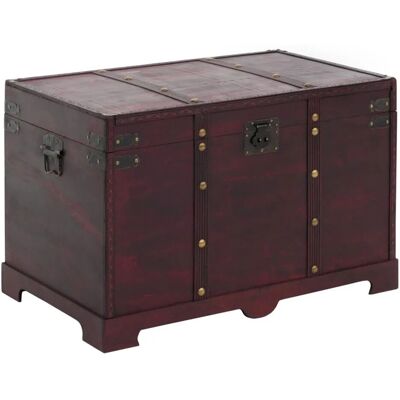 MCW Holztruhe Antibes Antikoptik 49x77x47cm Eckig MCW Holztruhe Antibes Antikoptik 49x77x47cm Eckig