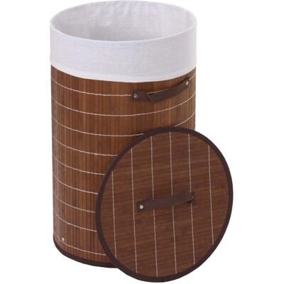 MCW Wäschekorb C21 Bambus Rund 59x35cm 50l Braun MCW Wäschekorb C21 Bambus Rund 59x35cm 50l Braun