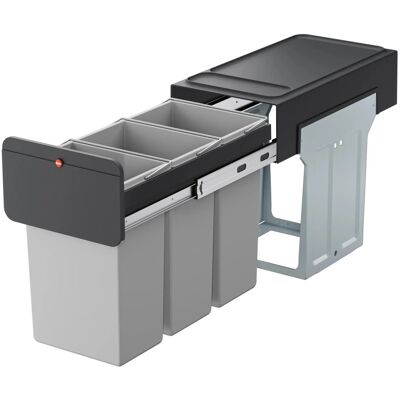Hailo Einbau-Mülleimer EB-X Trio 30 l Hailo Einbau-Mülleimer EB-X Trio 30 l