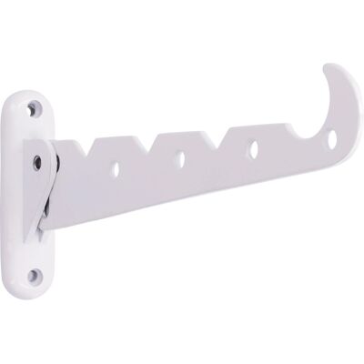 Siro Klapphaken Kleiderlüfter 1142 Metall Weiß Länge: 290 mm Siro Klapphaken Kleiderlüfter 1142 Metall Weiß Länge: 290 mm