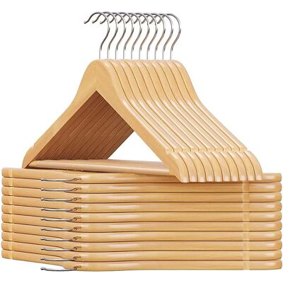 Songmics Kleiderbügel-Set Cason Holz Natur 20-teilig Songmics Kleiderbügel-Set Cason Holz Natur 20-teilig