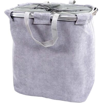 MCW Wäschesammler C34 54x52x32cm 89l Cord Grau MCW Wäschesammler C34 54x52x32cm 89l Cord Grau