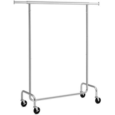 Songmics Kleiderständer mit Rollen 150 cm x 45 cm x 160 cm Silber Songmics Kleiderständer mit Rollen 150 cm x 45 cm x 160 cm Silber