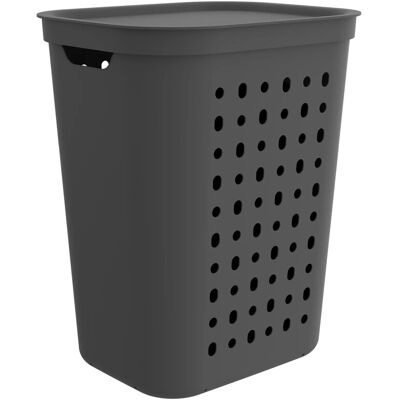 Rotho Wäschesammler Jona 55 l Anthrazit Rotho Wäschesammler Jona 55 l Anthrazit
