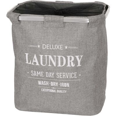 MCW Wäschesammler C34 56x49x30cm 82l mit Netz Grau MCW Wäschesammler C34 56x49x30cm 82l mit Netz Grau