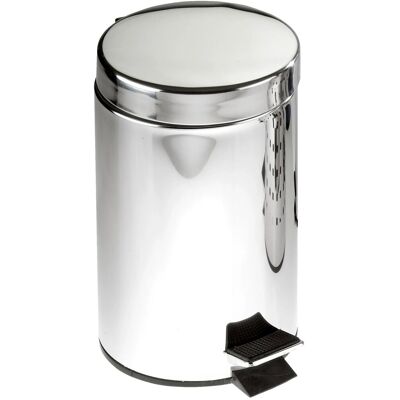MSV Edelstahl Treteimer Silber glänzend 3 l MSV Edelstahl Treteimer Silber glänzend 3 l