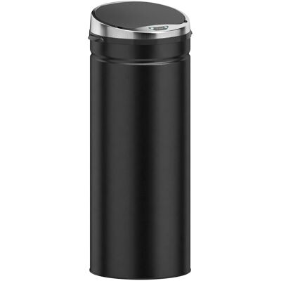 HOMCOM Sensor-Mülleimer Edelstahl ABS 30,5L x 30,5B x 81,5H cm Schwarz HOMCOM Sensor-Mülleimer Edelstahl ABS 30,5L x 30,5B x 81,5H cm Schwarz