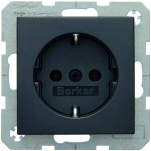 Berker Schutzkontakt-Steckdose S.1 Anthrazit Berker Schutzkontakt-Steckdose S.1 Anthrazit