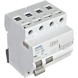 Efapel E2 Elektro Fehlerstromschutzschalter 4-polig Efapel E2 Elektro Fehlerstromschutzschalter 4-polig