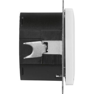 Schutzkontakt-Steckdose Jule Unterputz mit 2 USB-Ports Weiß Schutzkontakt-Steckdose Jule Unterputz mit 2 USB-Ports Weiß