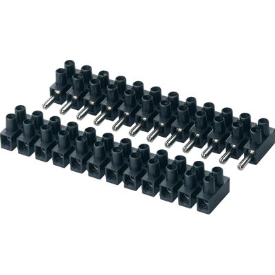 Steckklemmen 12-polig Schwarz Ø 4 mm 2 Stück Steckklemmen 12-polig Schwarz Ø 4 mm 2 Stück
