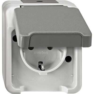Merten AQUASTAR Schutzkontakt-Steckdose Merten AQUASTAR Schutzkontakt-Steckdose