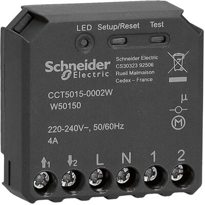 Schneider Electric Wiser Unterputz Jalousieaktor CCT5015-0002W 1fach Dunkelgrau Schneider Electric Wiser Unterputz Jalousieaktor CCT5015-0002W 1fach Dunkelgrau