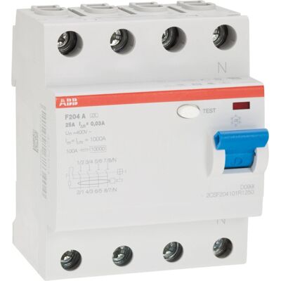 ABB FI-Schalter 4-polig 25 A ABB FI-Schalter 4-polig 25 A