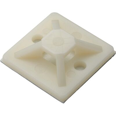 Klebesockel 19 mm x 19 mm 50 Stück Weiß Klebesockel 19 mm x 19 mm 50 Stück Weiß